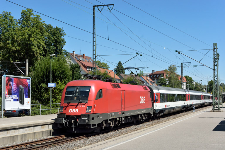 &Ouml;BB 1116 094 mit IC 187 bei km 15,6 (Juli 2020)