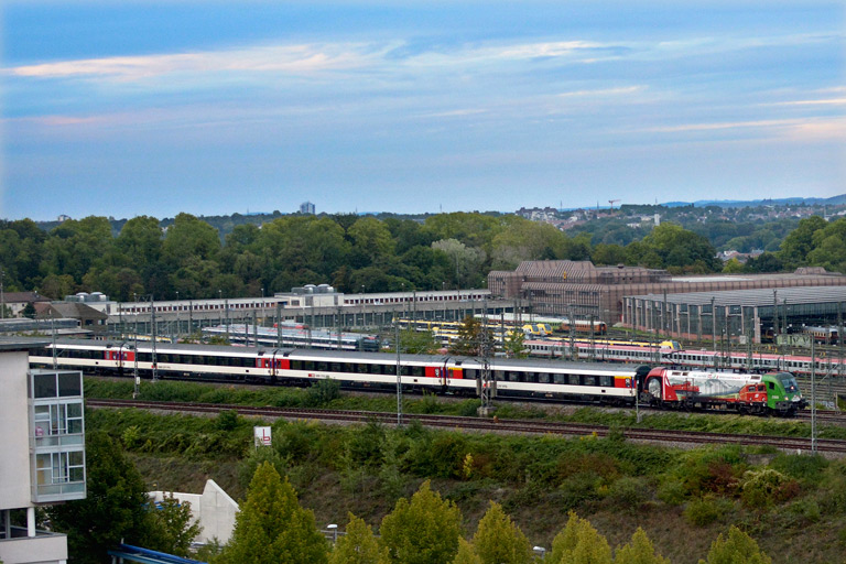 &Ouml;BB 1116 159 mit IC 184 bei km 1,8 (September 2020)