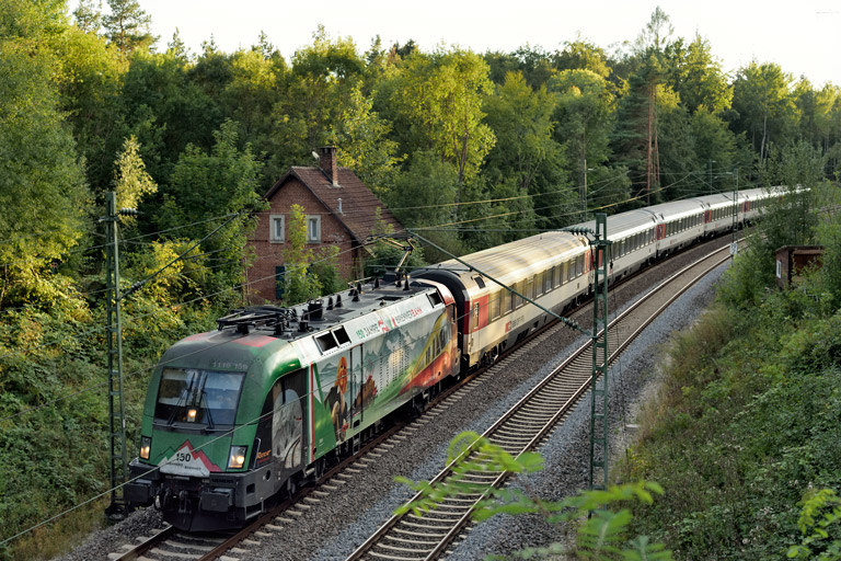 &Ouml;BB 1116 159 mit IC 184 bei km 19,2 (September 2020)