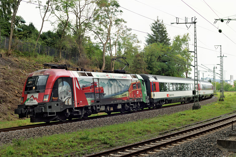 &Ouml;BB 1116 159 mit IC 187 bei km 17,4 (September 2020)