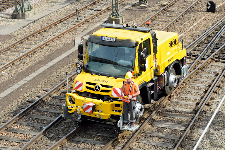 Zweiwegefahrzeug bei km 15,8 (April 2020)