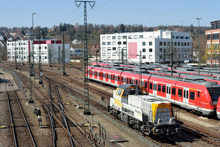 SGL 261 309 bei km 16,0 (April 2020)