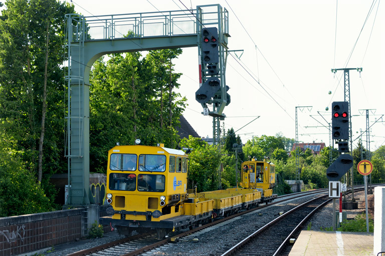 Schwerkleinwagenzug bei km 16,6 (Juni 2020)