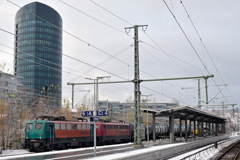 140 850 und 140 856 bei km 15,6 (November 2021)