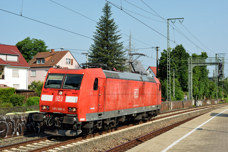 185 049 bei km 16,8 (Juli 2021)