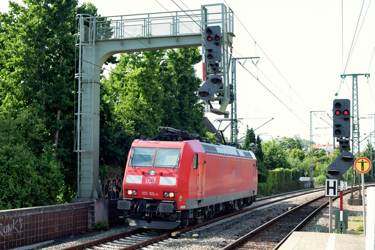 185 105 bei km 16,6 (Juli 2021)