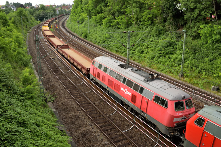 218 450 bei km 14,4 (August 2021)