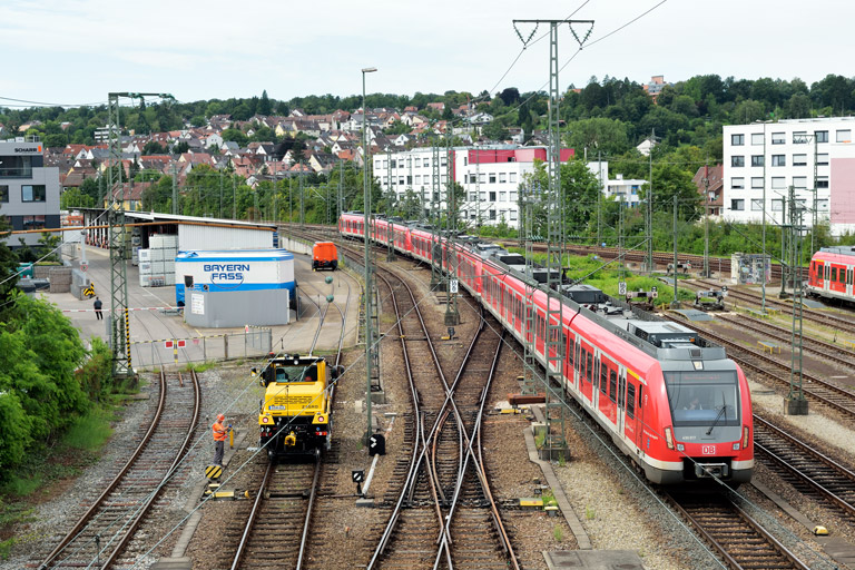 430 017 als S1 bei km 16,0 (August 2021)