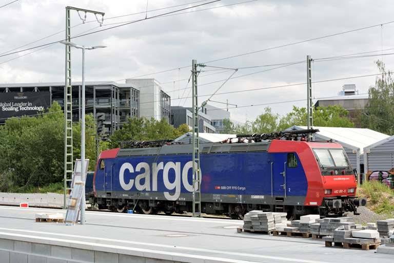 482 001 bei km 15,6 (Juli 2021)