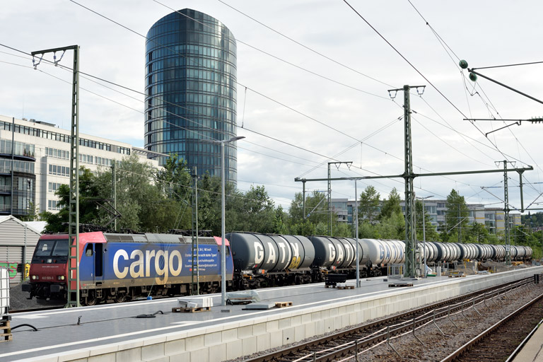 482 009 bei km 15,6 (Juli 2021)