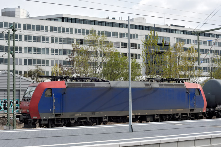 482 011 bei km 15,6 (April 2021)