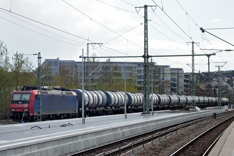 482 011 bei km 15,6 (April 2021)