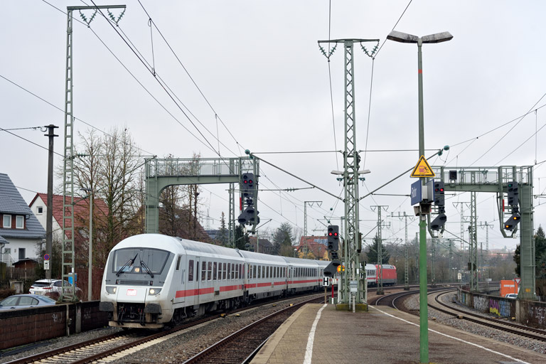 IC 2923 bei km 16,6 (Februar 2021)