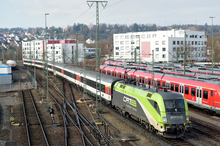 &Ouml;BB 1016 016 mit IC 284 bei km 16,0 (Februar 2021)