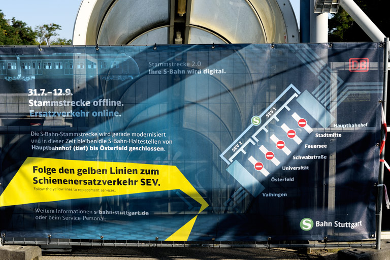 Stammstreckenmodernisierungsplakat (Juli 2021)