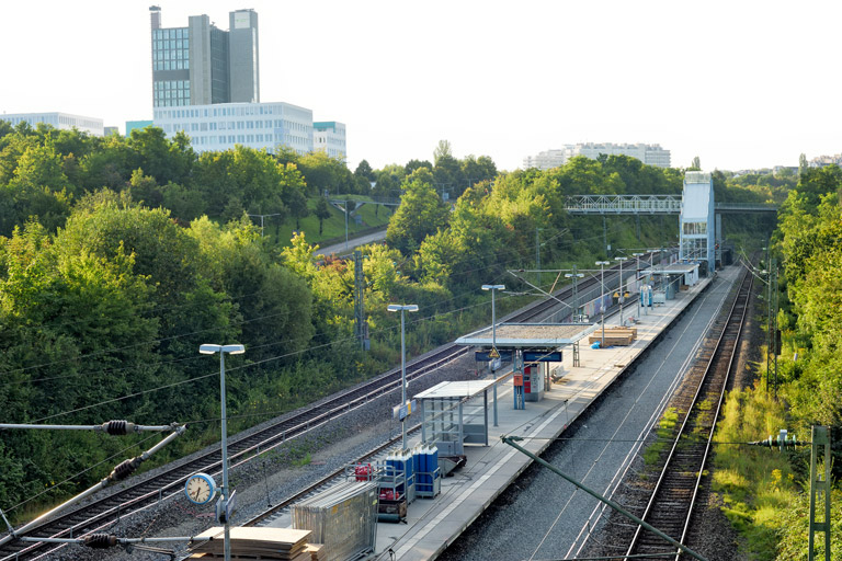 Gleiserneuerung bei km 14,2 (September 2021)
