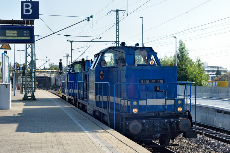 Spitzke V100-SP-026 und V100-SP-025 bei km 15,6 (September 2021)