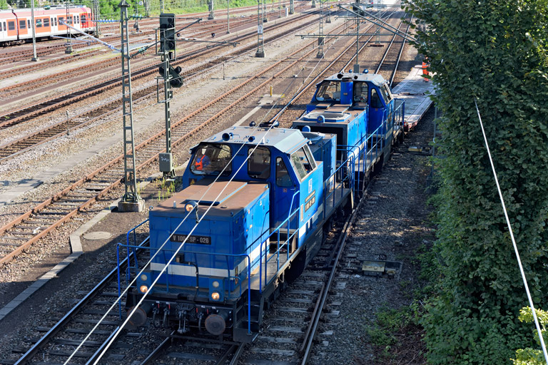Spitzke V100-SP-026 und V100-SP-025 bei km 15,8 (September 2021)
