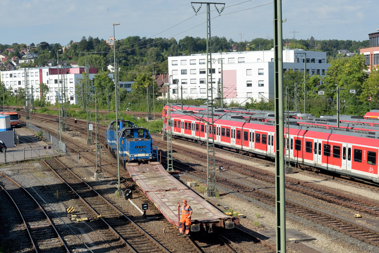 Spitzke V100-SP-026 und V100-SP-025 bei km 16,0 (September 2021)