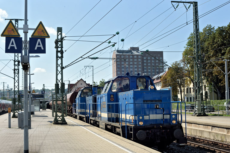 Spitzke V100-SP-025 und V100-SP-026 bei km 15,6 (September 2021)