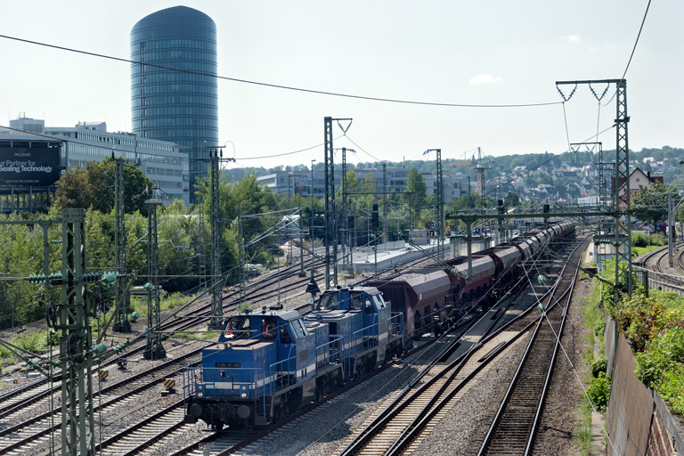 Spitzke V100-SP-025 und V100-SP-026 bei km 15,4 (September 2021)