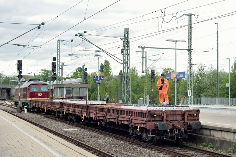 232 068 bei km 15,4 (Mai 2022)