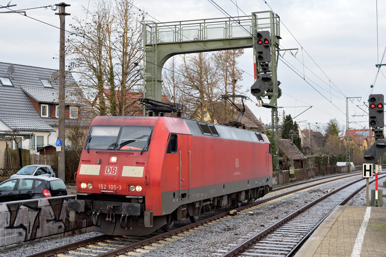152 105 bei km 16,6 (Januar 2022)