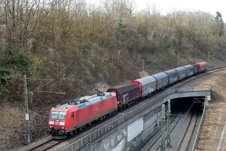 185 061 bei km 13,8 (M&auml;rz 2022)