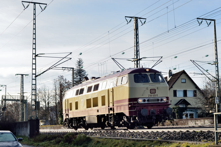 218 117 bei km 16,6 (Dezember 2022)