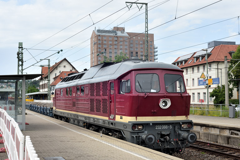 232 088 bei km 15,4 (Juni 2022)