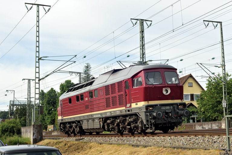 232 088 bei km 16,6 (Juni 2022)