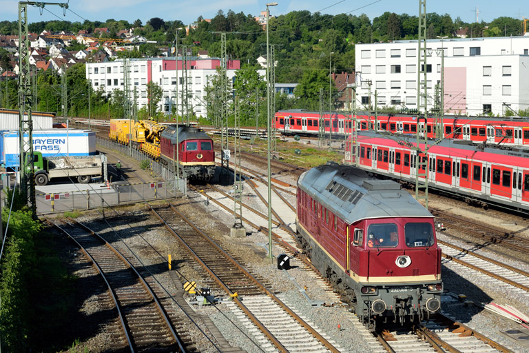 232 068 und 232 088 bei km 16,0 (Juni 2022)