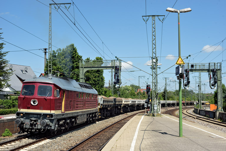 232 088 bei km 16,6 (Juni 2022)