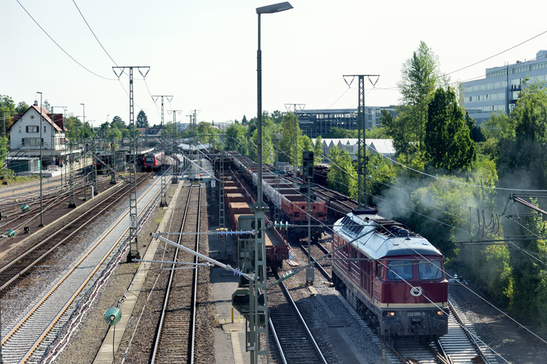 232 088 bei km 15,8 (Juni 2022)