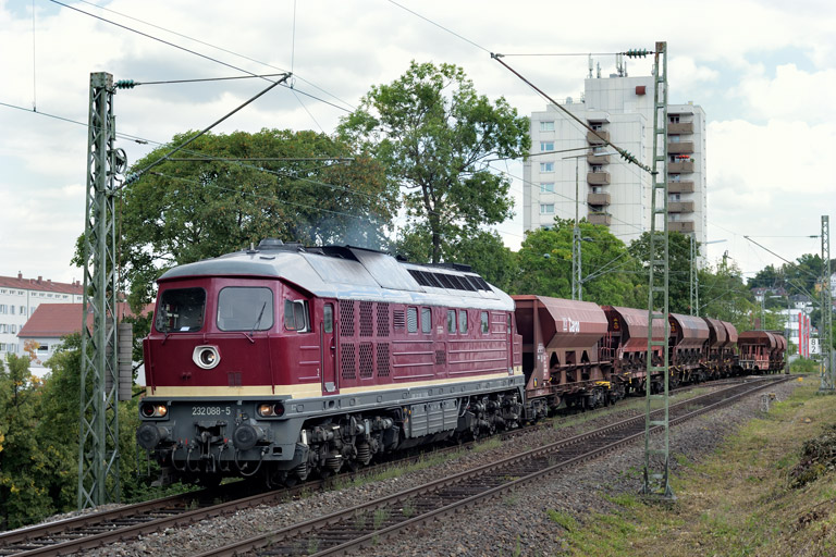 232 088 bei km 8,2 (Juli 2022)