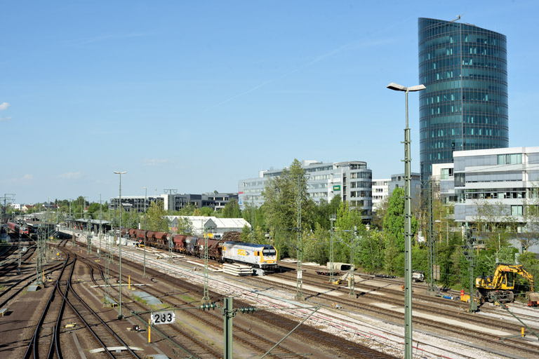 Gleis- und Weichenerneuerung bei km 15,8 (Mai 2022)