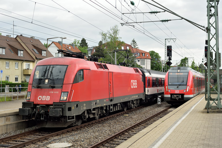 &Ouml;BB 1116 055 mit IC 187 km 15,6 (Mai 2022)
