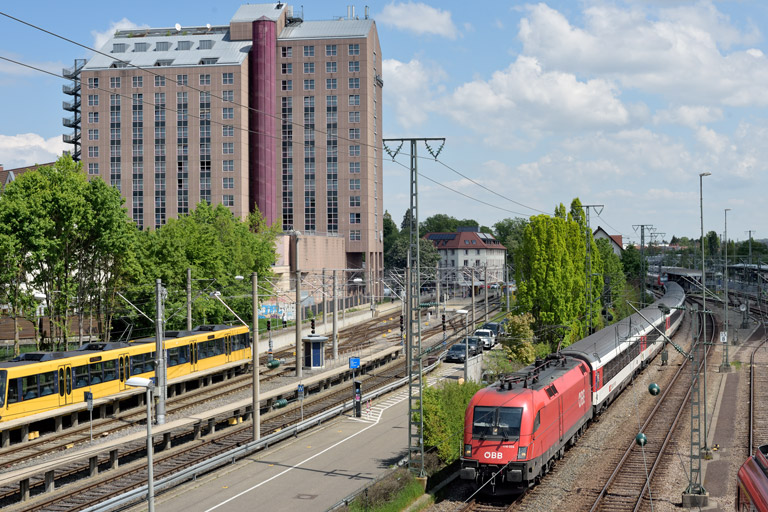 &Ouml;BB 1116 058 mit IC 187 km 15,8 (Mai 2022)