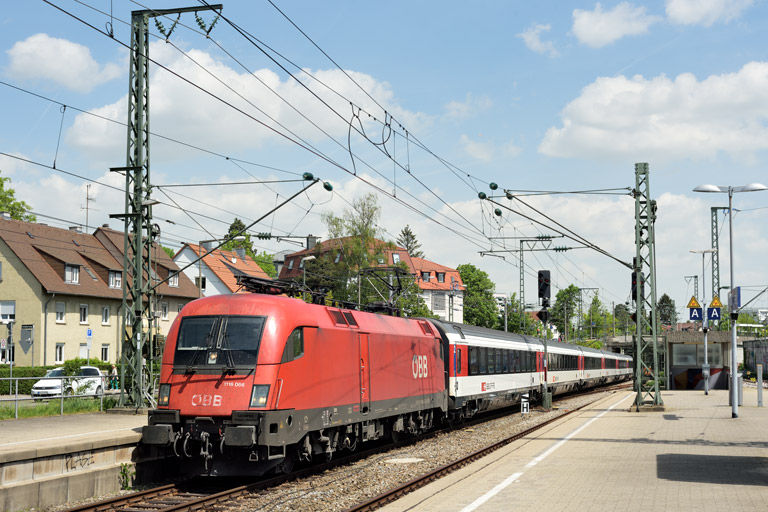 &Ouml;BB 1116 066 mit IC 187 km 15,6 (Mai 2022)