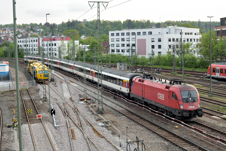 &Ouml;BB 1116 133 mit IC 184 km 16,0 (Mai 2022)