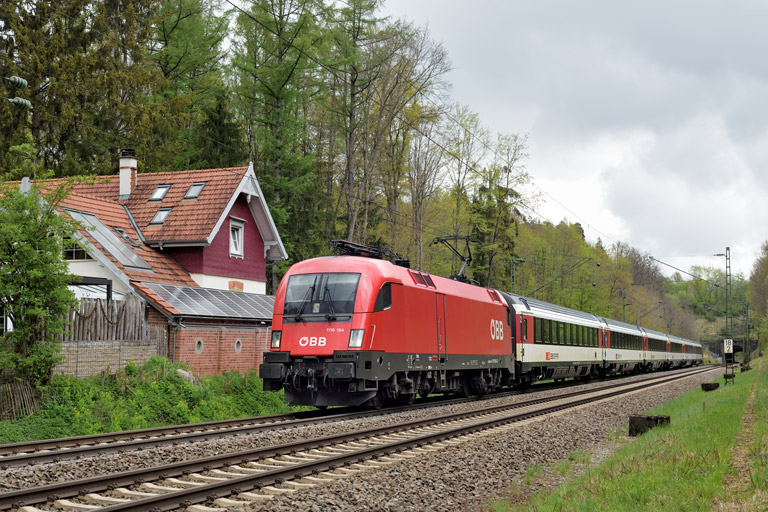 &Ouml;BB 1116 194 mit IC 187 km 18,2 (April 2022)