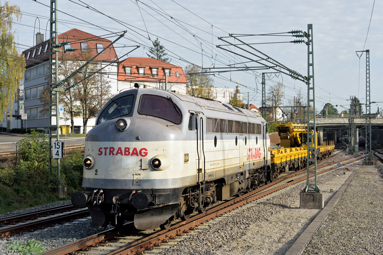 227 007 (V 170 1147) bei km 15,4 (Oktober 2022)