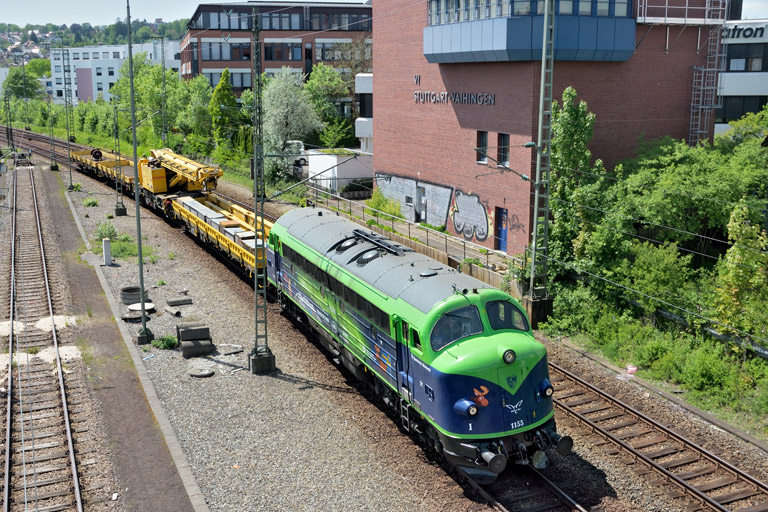 Altmark Rail V 170 1155 bei km 16,0 (Mai 2022)