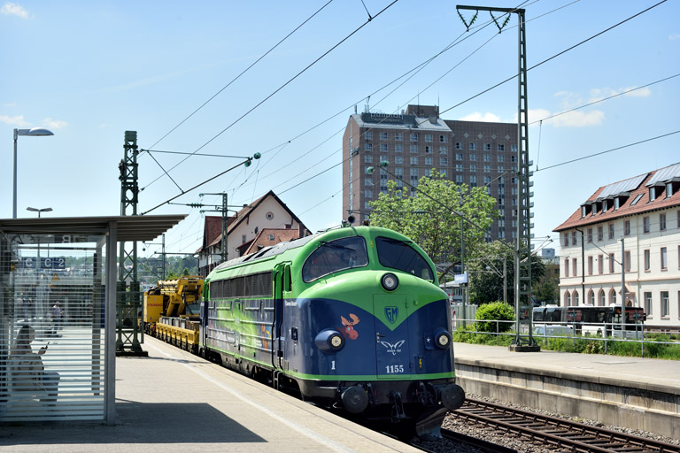 Altmark Rail V 170 1155 bei km 15,6 (Mai 2022)