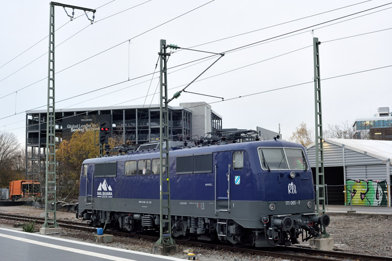 111 065 bei km 15,6 (November 2023)