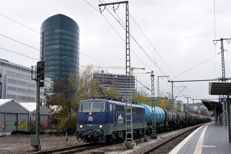 111 065 bei km 15,6 (November 2023)