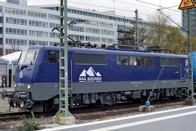 111 065 bei km 15,6 (November 2023)