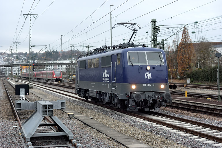 111 065 bei km 15,6 (November 2023)
