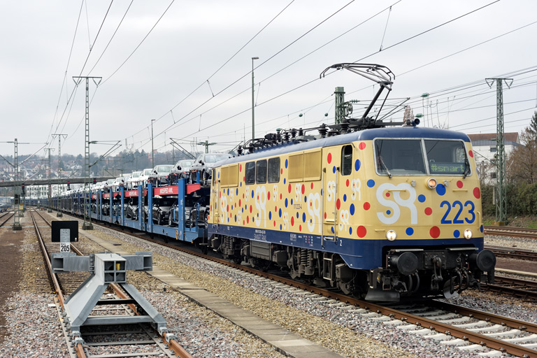 111 223 bei km 15,6 (M&auml;rz 2023)