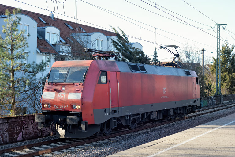 152 027 bei km 16,8 (Februar 2023)